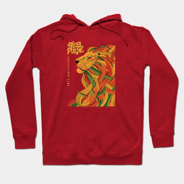 Steel Pulse Lion Steel Hoodie by paigenorth